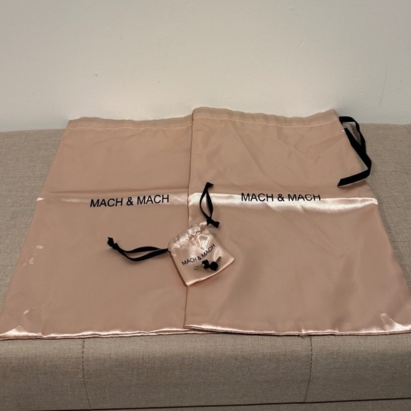 Authentic MACH & MACH Crystal Double Bow Clear PVC Pumps EU 39.5/US 8.5 - Picture 9 of 9